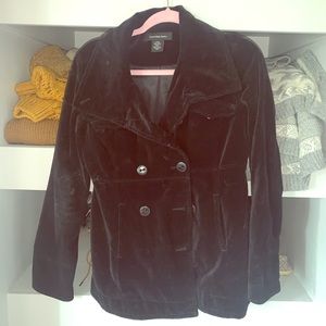 Velvet Peacoat